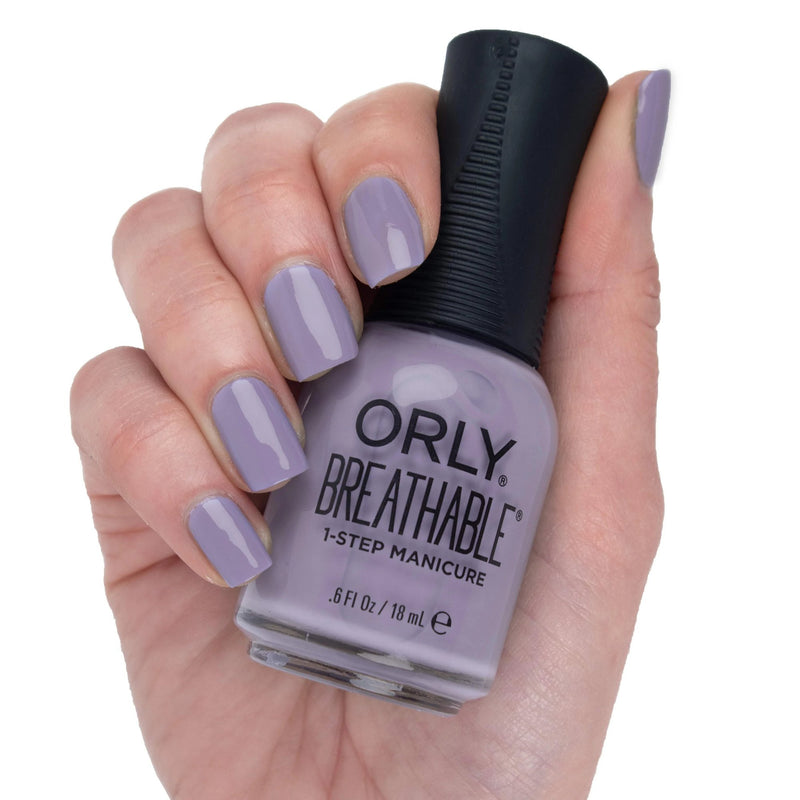 Orly Mani-festo Nail Polish Collection Chakra Khan, lavendelcrème nagellak, foto 2 van 5