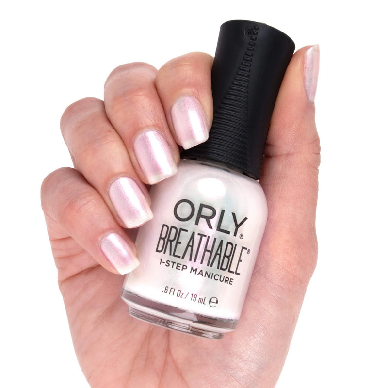 Orly Mani-festo Nail Polish Collection Opal of My Eye, opalen witte nagellak, foto 3 van 5