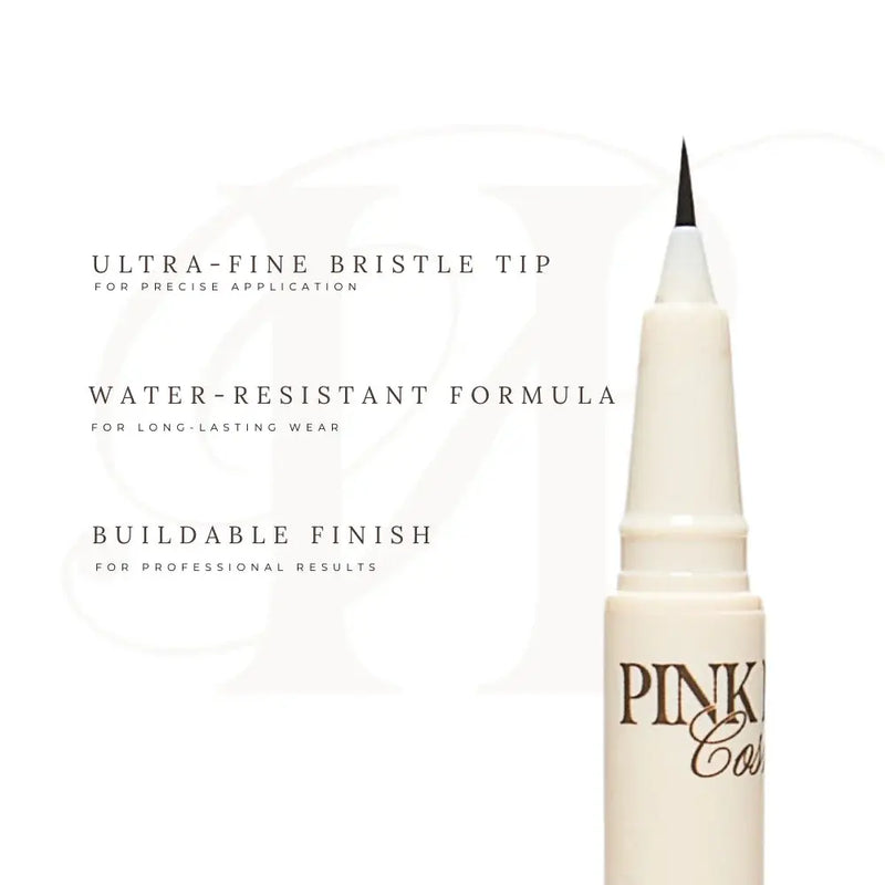 Pink Honey The Brow Detailer Ebony, wenkbrauw pen met ultrafijne punt, foto 3 van 5