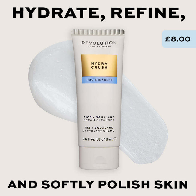 Revolution Pro Miracle Hydra Crush Rice + Squalene Cream Cleanser