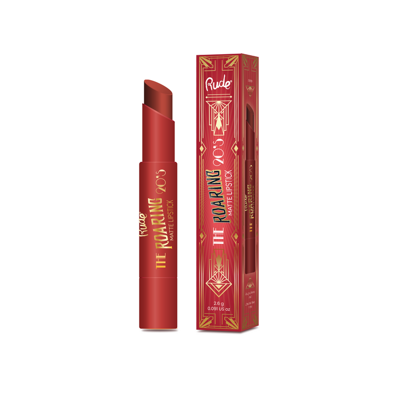 Rude Cosmetics Roaring 20's Matte Lipstick Dazzle, langhoudende matte lipstick