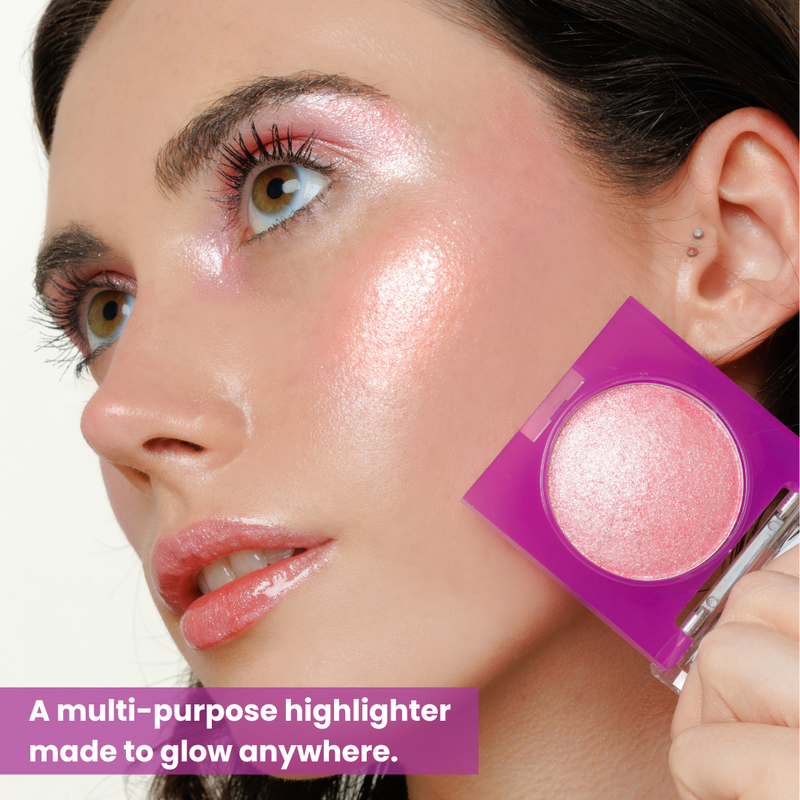 Rude Cosmetics The Glow Up! Diamond Highlighter Seafoam Sparkle voor een diamantachtige finish, foto 4 van 6