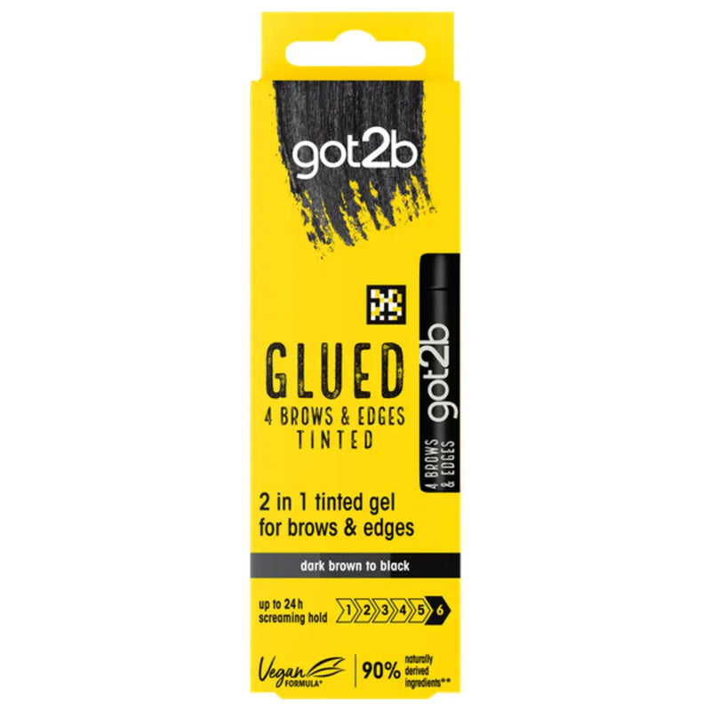 Schwarzkopf Got2b Glued 4 Brows & Edges Tinted Gel Black