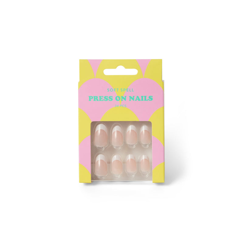 Soft Spell Press On Nails Classic French