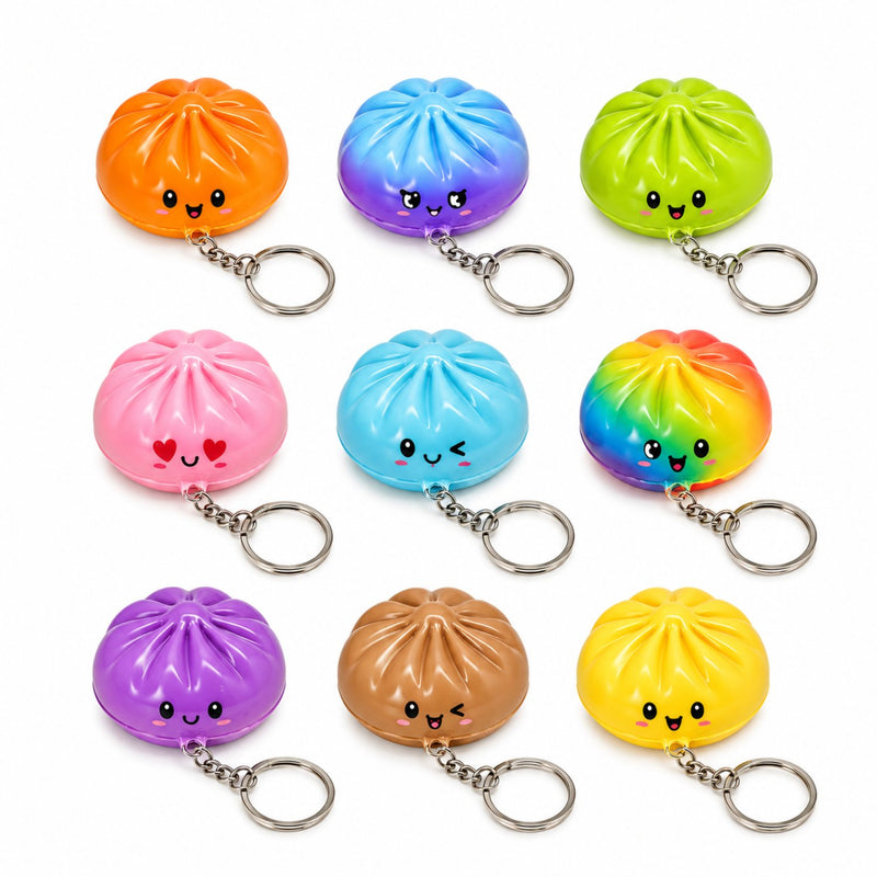 Squishy Mystery Dumpling Keychain Squishy, verrassings squishy sleutelhanger