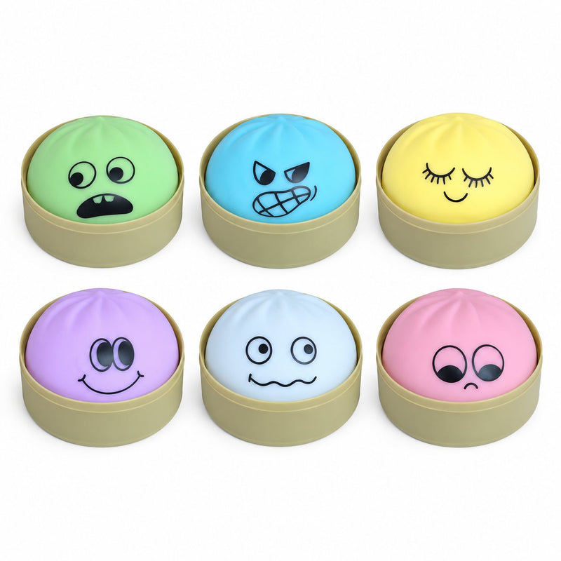 Squishy Mystery Dumpling Mood Squishy, zachte knijpbare stressbal