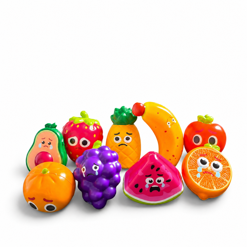 Mystery Fruit Squishy Foam with Face van Boozyshop, mystery squishy, uitvoering is een verrassing