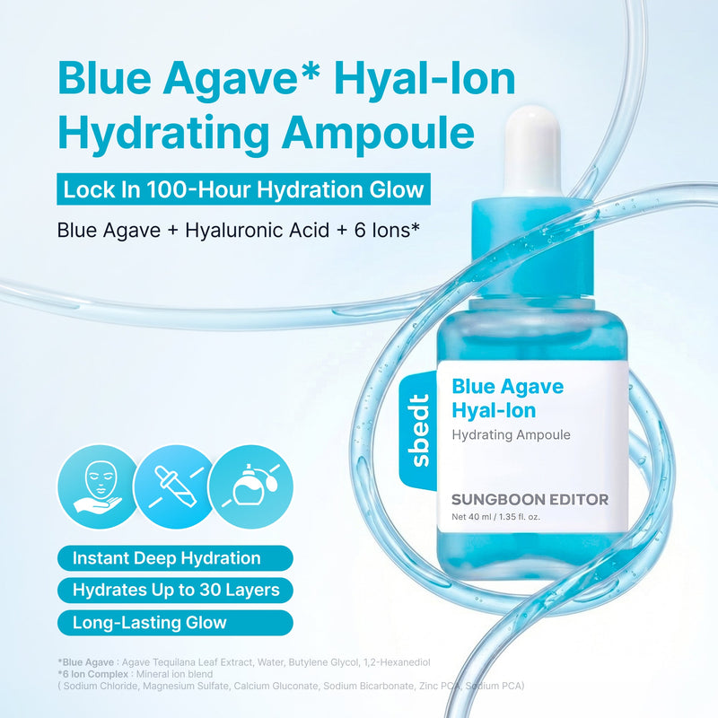 Sungboon Editor X Toy Story Blue Agave Hyal Ion Hydrating Ampoule 8