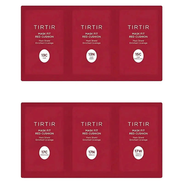 TIRTIR Mask Fit Red Cushion 6 Shade Trial Kit