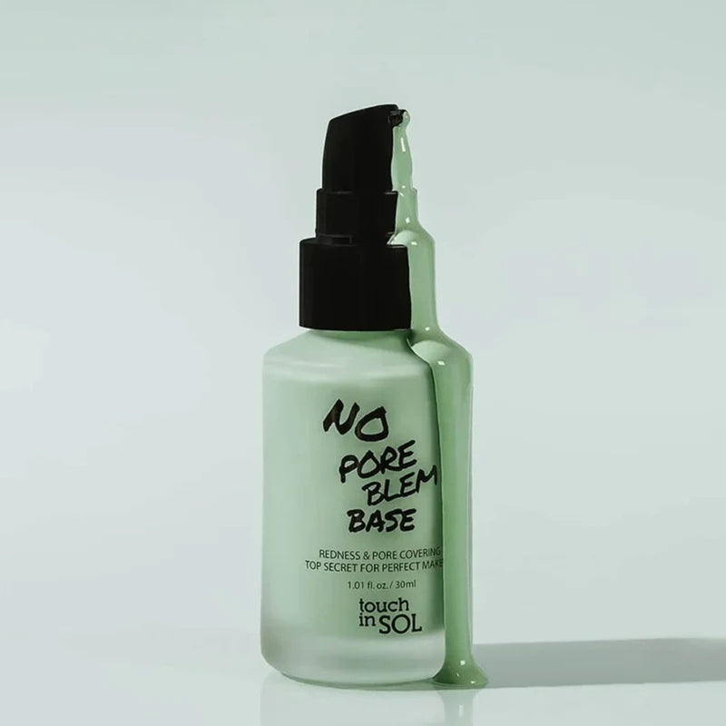Touch in Sol No Pore Blem Redness Correcting Base