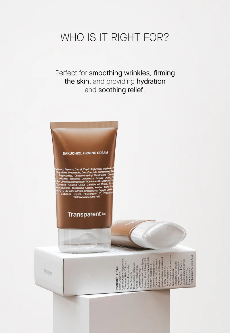 Transparent Lab Bakuchiol Firming Cream