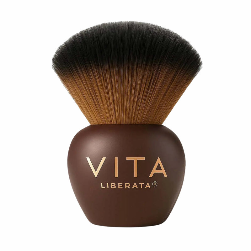 Vita Liberata Kabuki Brush for Trystal Minerals, zachte kwast voor poederproducten
