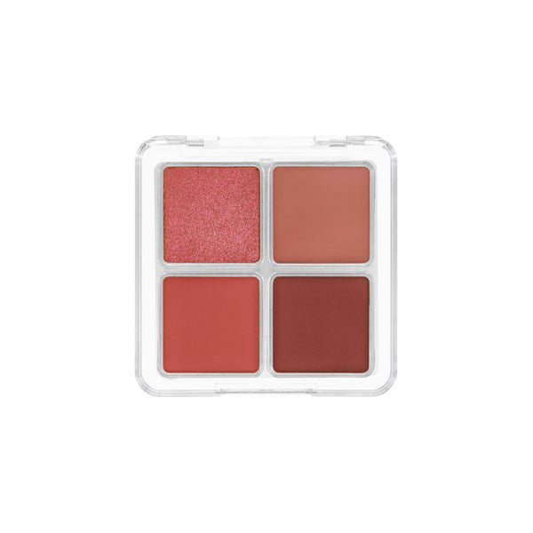 W7 Cosmetics Blur It Blush Palette Rose Veil, blush palette met vier roze tinten