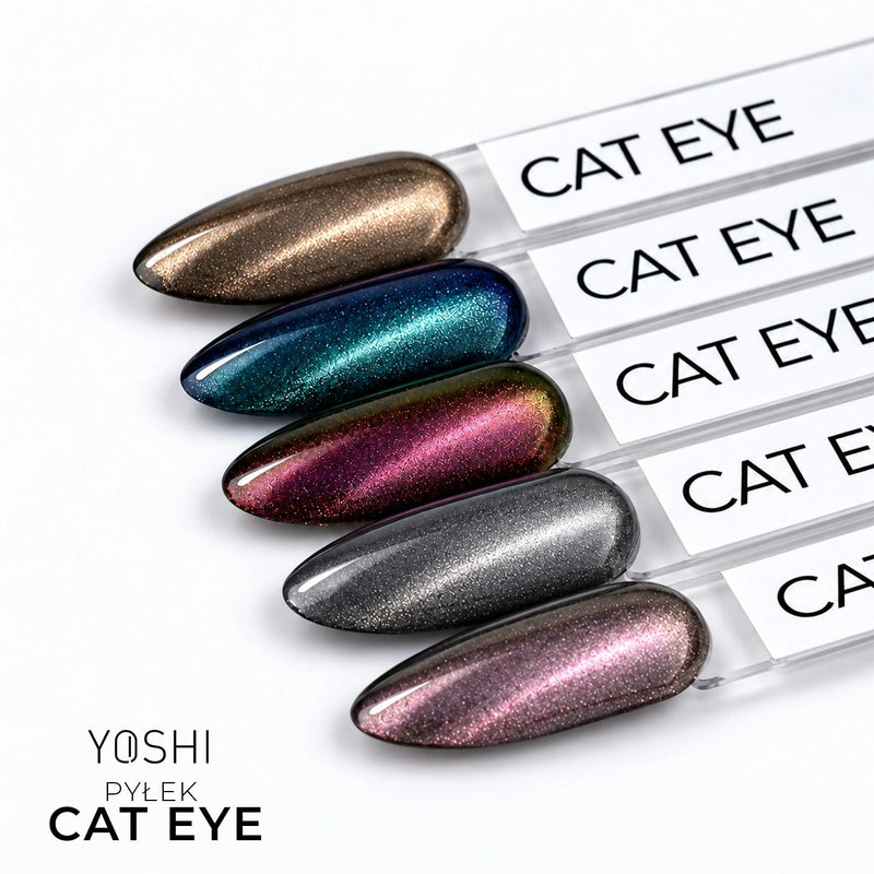Yoshi Cat Eye Dust 2, nagelpoeder voor een magnetische Cat Eye of holografische finish, foto 2 van 7