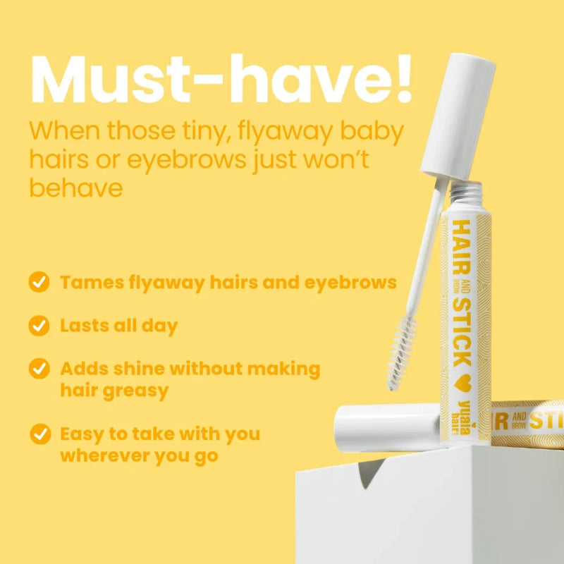 Yuaia Haircare Hair and Brow Stick Goodbye To Flyaway Hair, stylinggel voor haar en wenkbrauwen, foto 4 van 6