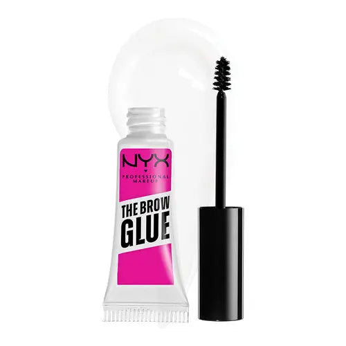 NYX Professional Makeup The Instant Brow Glue Styler Clear, transparante wenkbrauwgel voor extreme hold.