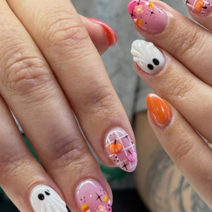 Summerween Nails