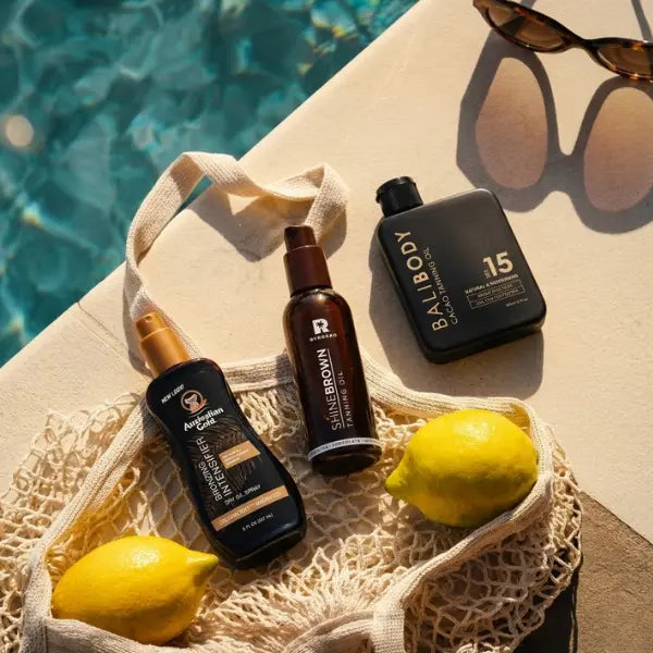 tanning oil
