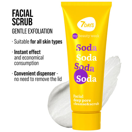 7days Beauty Facial Deep Pore Cleanse & Scrub Soda