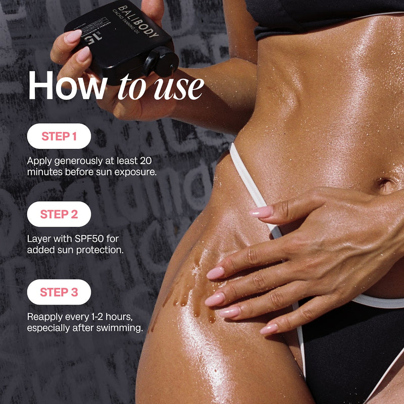 Cacao Tanning Oil SPF15