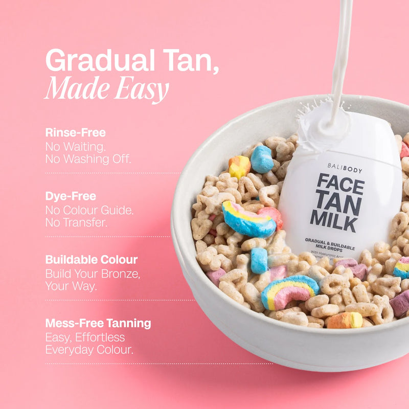 Face Tan Milk Drops