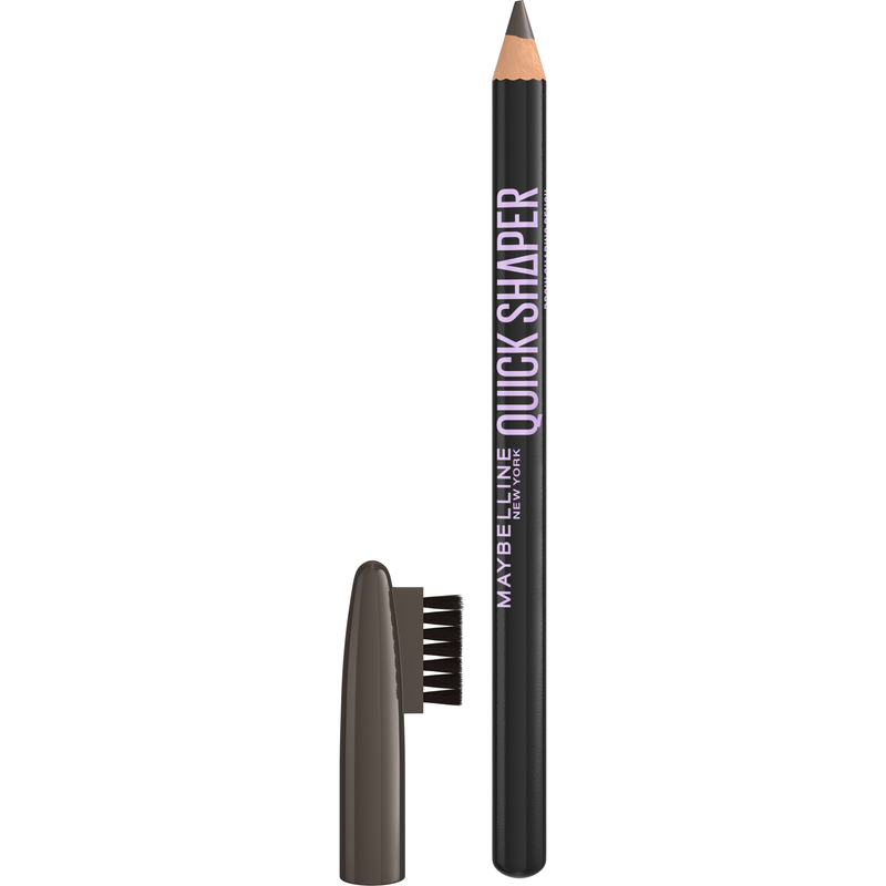 Maybelline Quick Shaper Eyebrow Pencil Deep Brown, wenkbrauwpotlood met spoolie