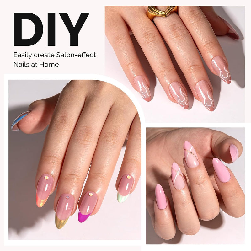 Full Cover Soft Gel Nail Tips Medium Almond 300pcs