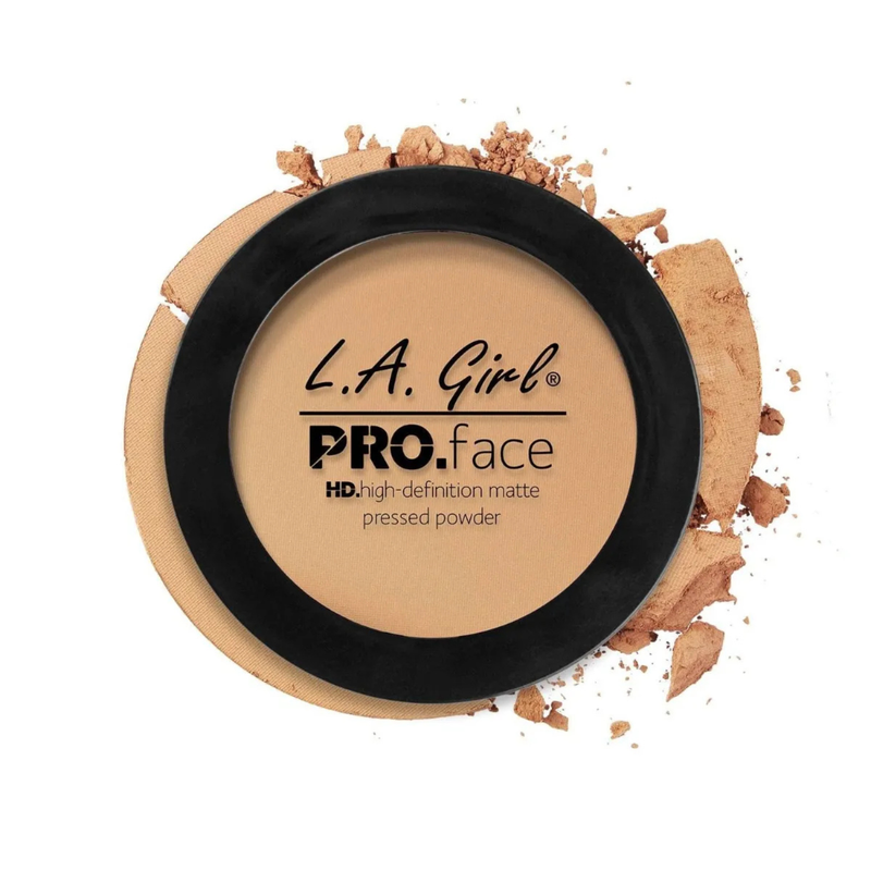 LA Girl Pressed Powder GPP608 Soft Honey, langhoudend poeder voor een matte finish