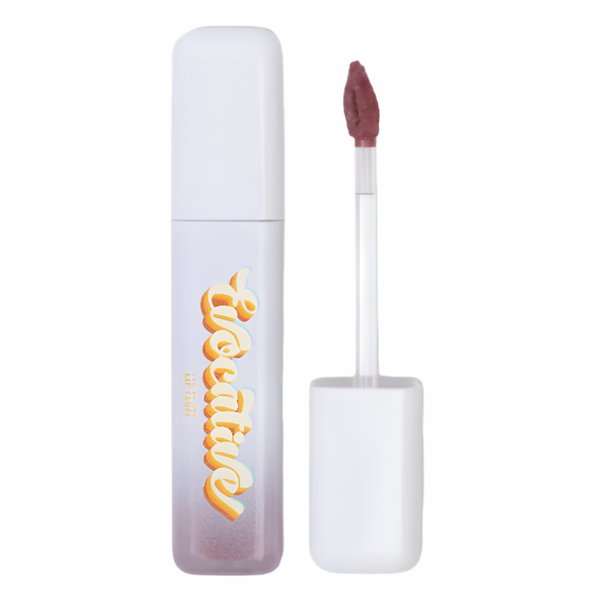 Singe Beauty Evocative Lip Fluff Gloomy Gummie, paarse liquid lipstick met matte finish