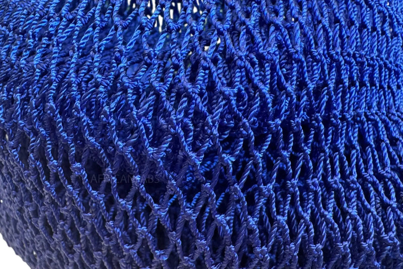 African Fabs African Net Sponge Sapo Blue