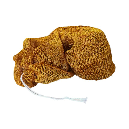 African Fabs African Net Sponge Sapo Mustard