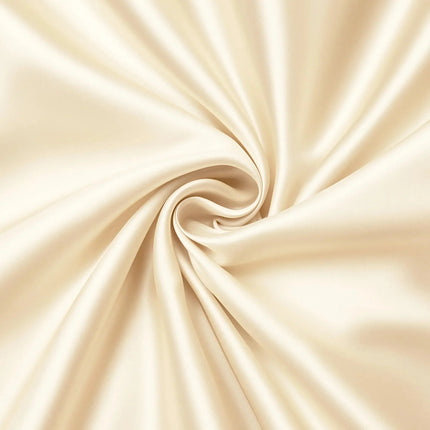African Fabs Silky Satin Pillowcase Ivory