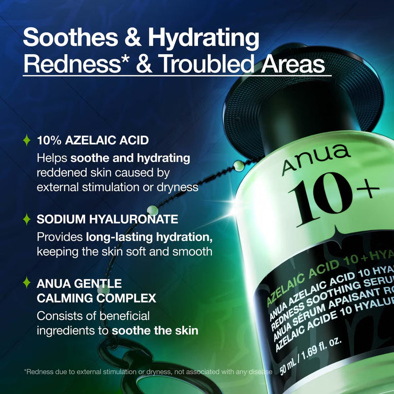 Anua K-Pop Demon Hunters Azelaic Acid 10 Hyaluron Redness Soothing Serum 50 ml.