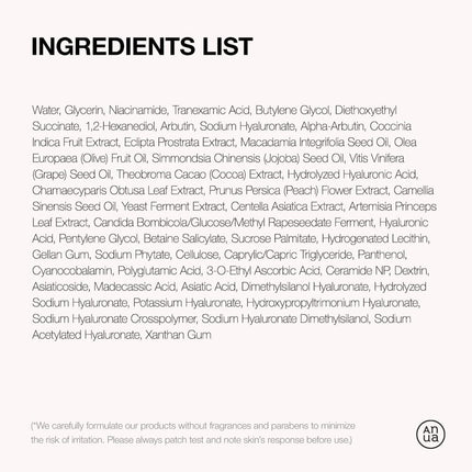 Anua Niacinamide 10% + TXA 4%  Dark Spot Correcting Serum