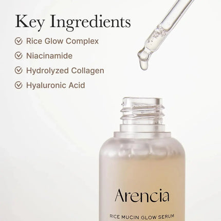 Arencia Rice Mucin Glow Serum