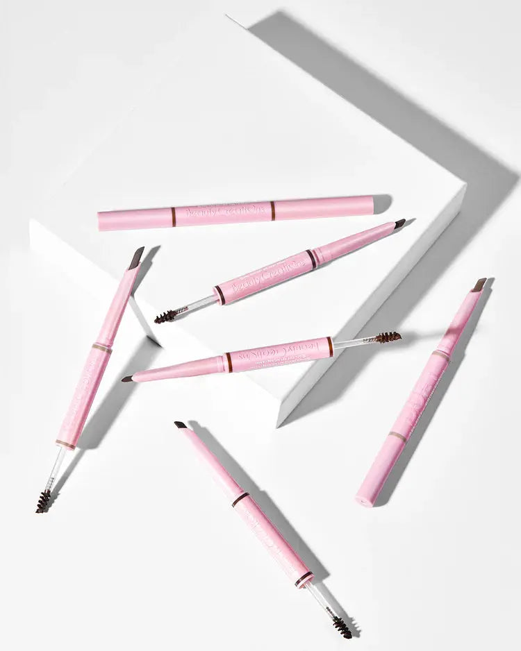 Beauty Creations Duet Gel Tint & Brow Pencil Medium Brown, wenkbrauwpotlood en getinte wenkbrauwgel
