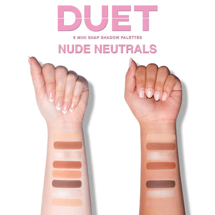 Beauty Creations Duet Mini Snap Palette Nude Neutrals