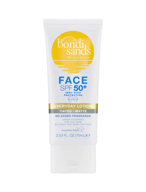 Bondi Sands Everyday Face Lotion Tinted-Matte SPF50+ Fragrance Free