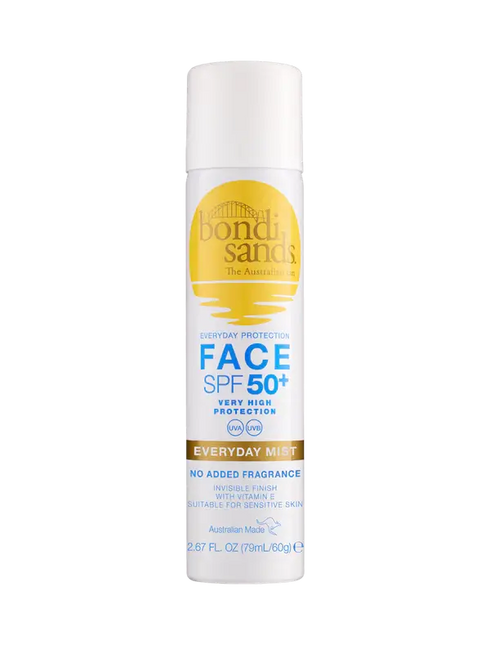 Bondi Sands Everyday Face Mist SPF50+ Fragrance Free
