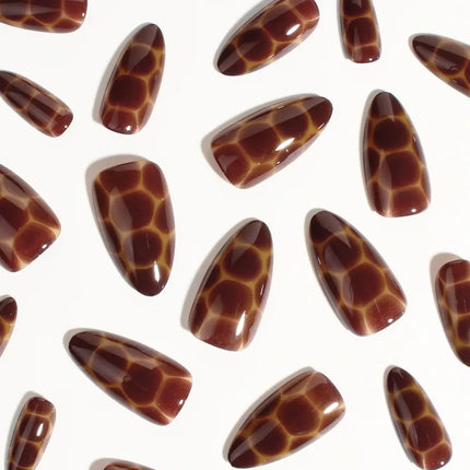 Bonmuz Press-On Nails Cocoa Nouveau