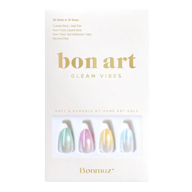 Bonmuz Press-On Nails Glazie Pop