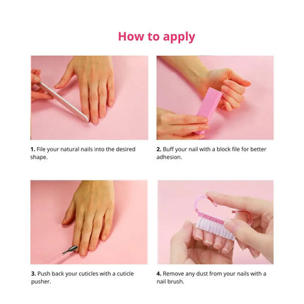 Boozyshop 24 pcs Press On Nails Dripping Gold