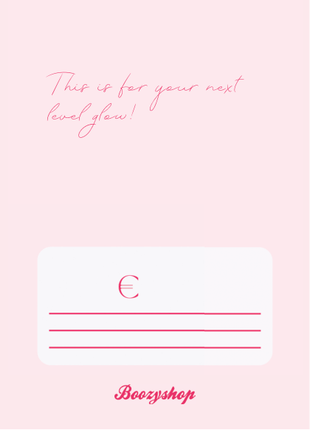 Boozyshop Cadeaubon 10 Euro