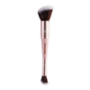 Soft Pink and Gold Contour and Blush Duo Brush