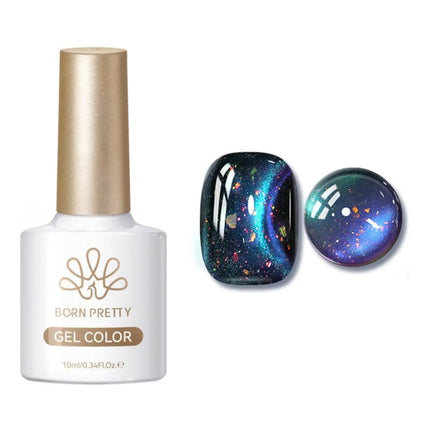 Born Pretty Glitter Cat Magnetic Gel MY35 Starry Sky