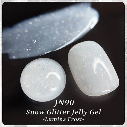 Born Pretty Jelly Nude Snow Glitter Gel JN90
