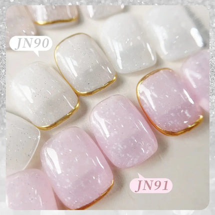 Born Pretty Jelly Nude Snow Glitter Gel JN90