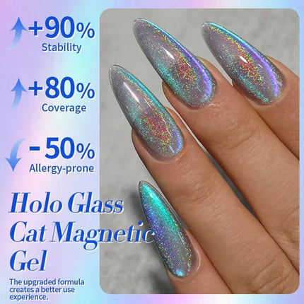 Born Pretty Laser Cat Magnetic Gel MY122 Midnight