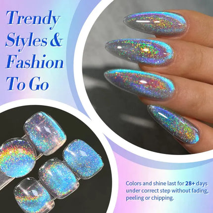 Born Pretty Laser Cat Magnetic Gel MY122 Midnight