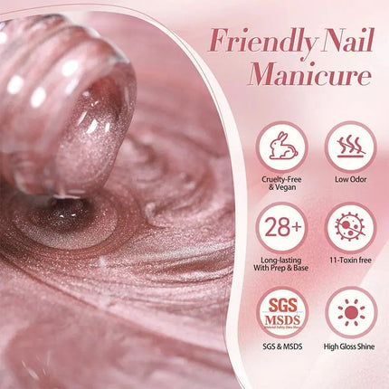 Born Pretty Moonlight Cat Magnetic Gel MY125 Dried Rose